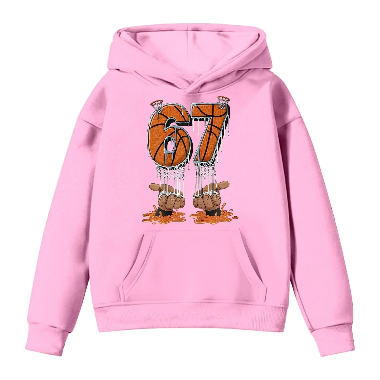 Джемпер Generisch 67 Детский, Толстовка Six Seven Детская, Детская Толстовка для Мальчиков Девочек 6 7 Печатная Толстовка Повседневные Мягкие Толстовки с Длинным Рукавом Уличная Одежда Унисекс, фото №4