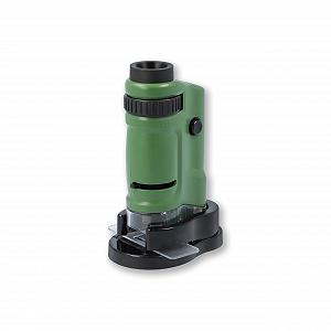 Микроскоп карманный Carson Microbrite 20-40x со светодиодной подсветкой, с 2 слайдами и базовой подставкой - Фото 1