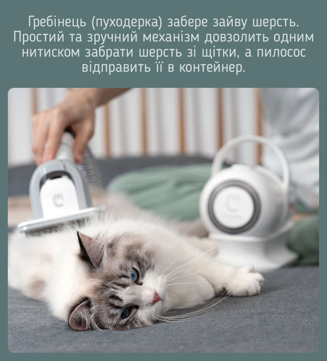 Груминг набор для ухода за шерстью питомцев Neabot P1 Pro 5 в 1, фото №6