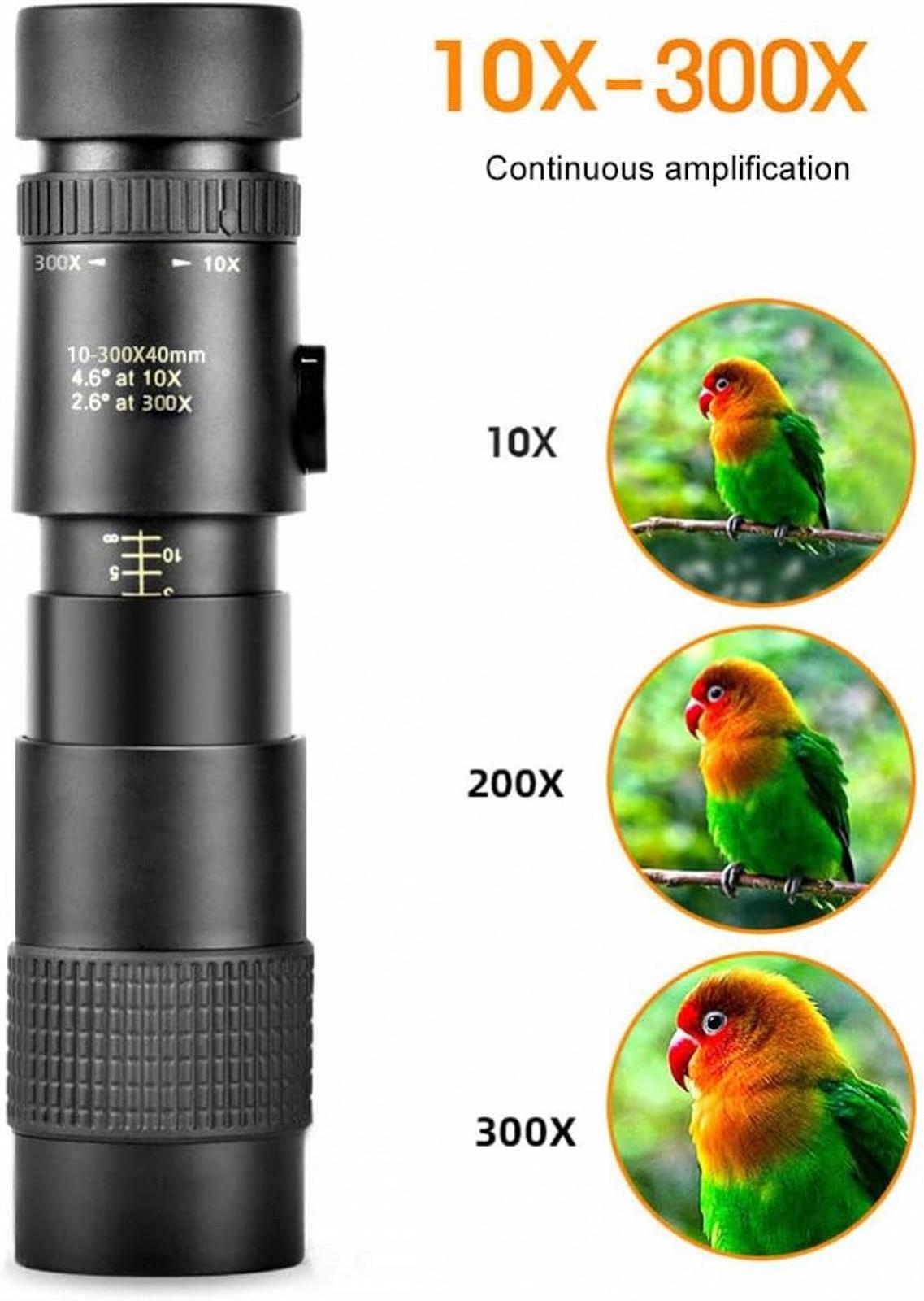 Монокуляр High Performance Portable Binoculars 10-300x40mm Zoom Компактний Водонепроникний, фото №6