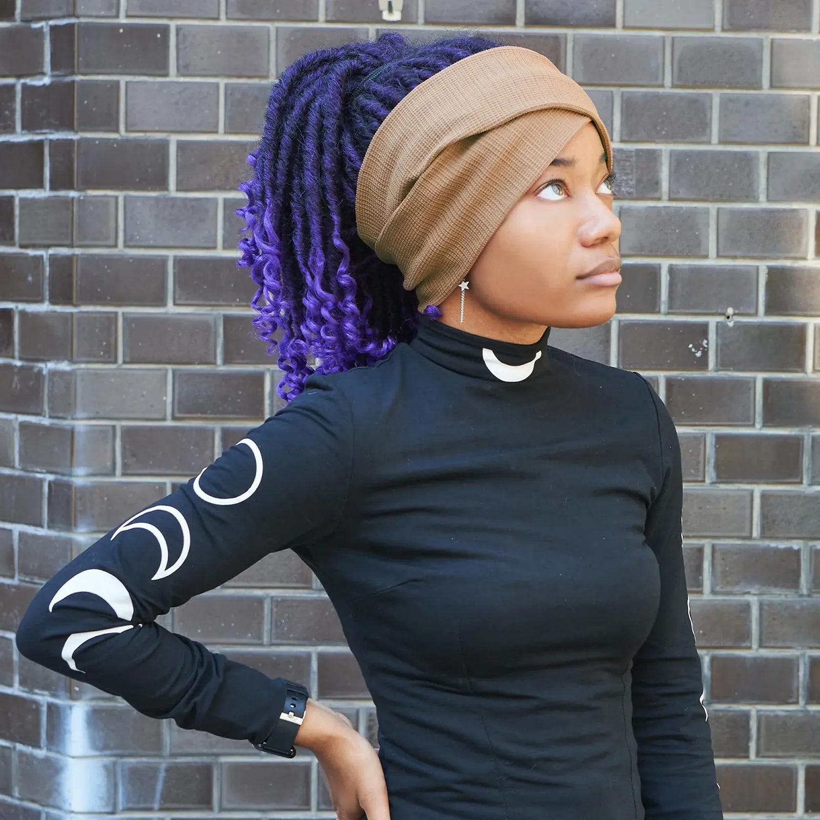 Пов'язка на голову зимова жіноча Осінь Богемний стиль, фото №4