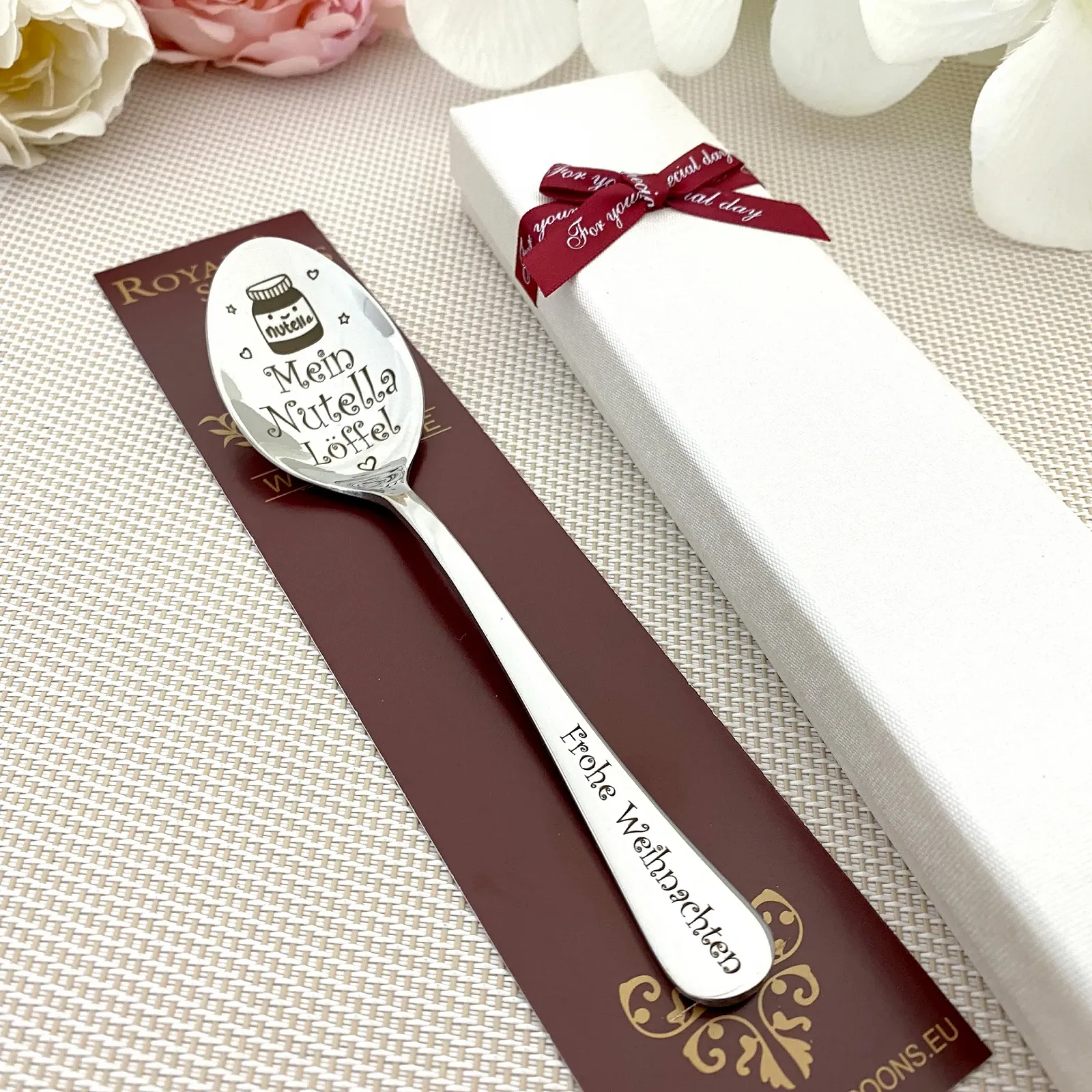 Ложка для новорічного подарунка для любителів шоколаду Персоналізована, фото №6