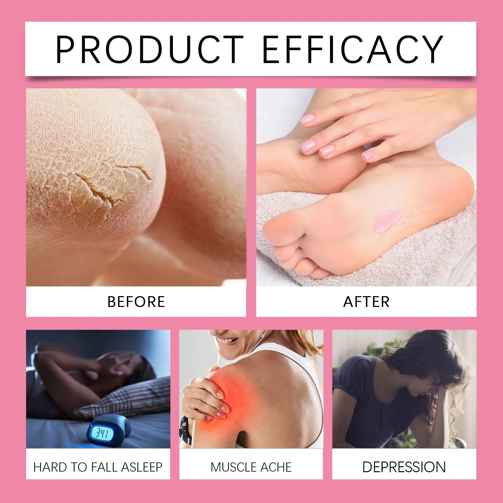 Стик-крем для ног увлажняющий против трещин 2 шт., фото №4