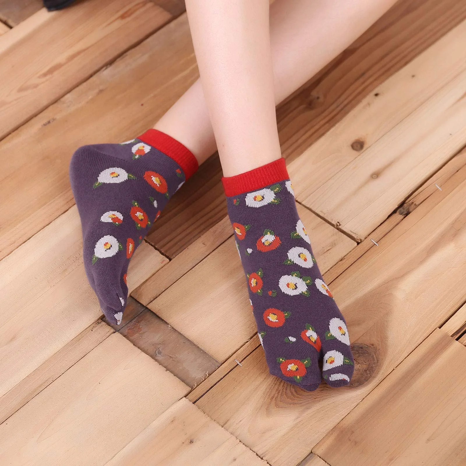 Шкарпетки Tabi PUTUO для в'єтнамок Жіночі, розмір 35-41, 4 пари, фото №6