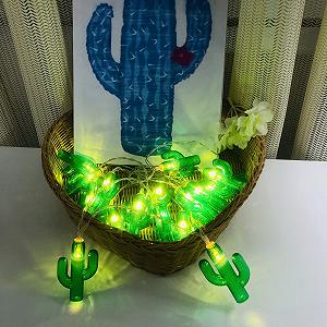 Гирлянда Riaxuebiy Кактус 20 LED USB питание - Фото 1