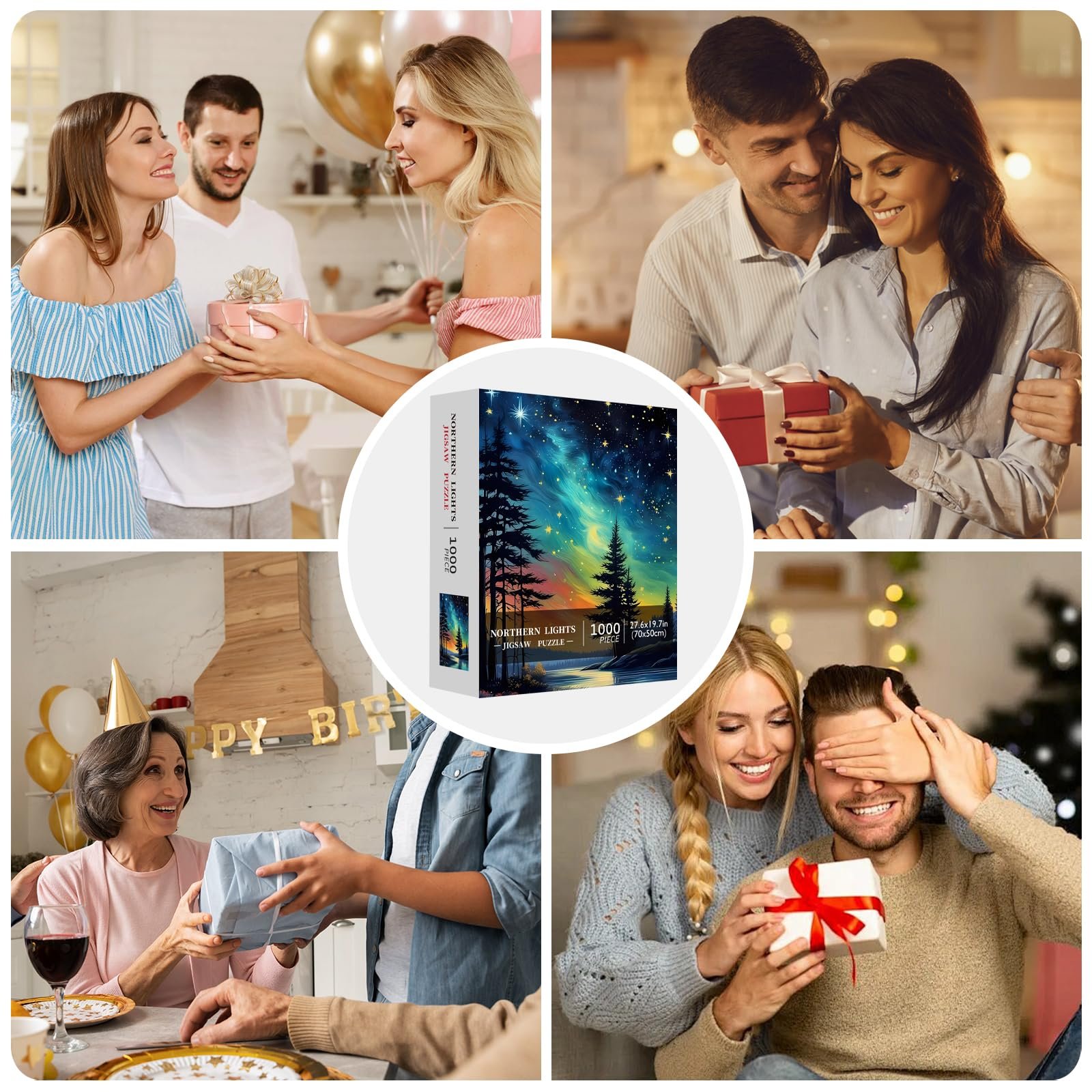 Пазли Northern Lights Jigsaw Puzzle 1000 елементів 70 x 50 см, фото №8 Пазли Northern Lights Jigsaw Puzzle 1000 елементів 70 x 50 см, фото №8