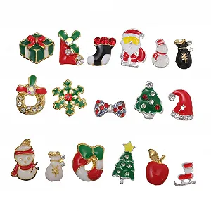 Украшения для ногтей ABOOFAN Рождественская тематика, 40 шт. - Фото 1