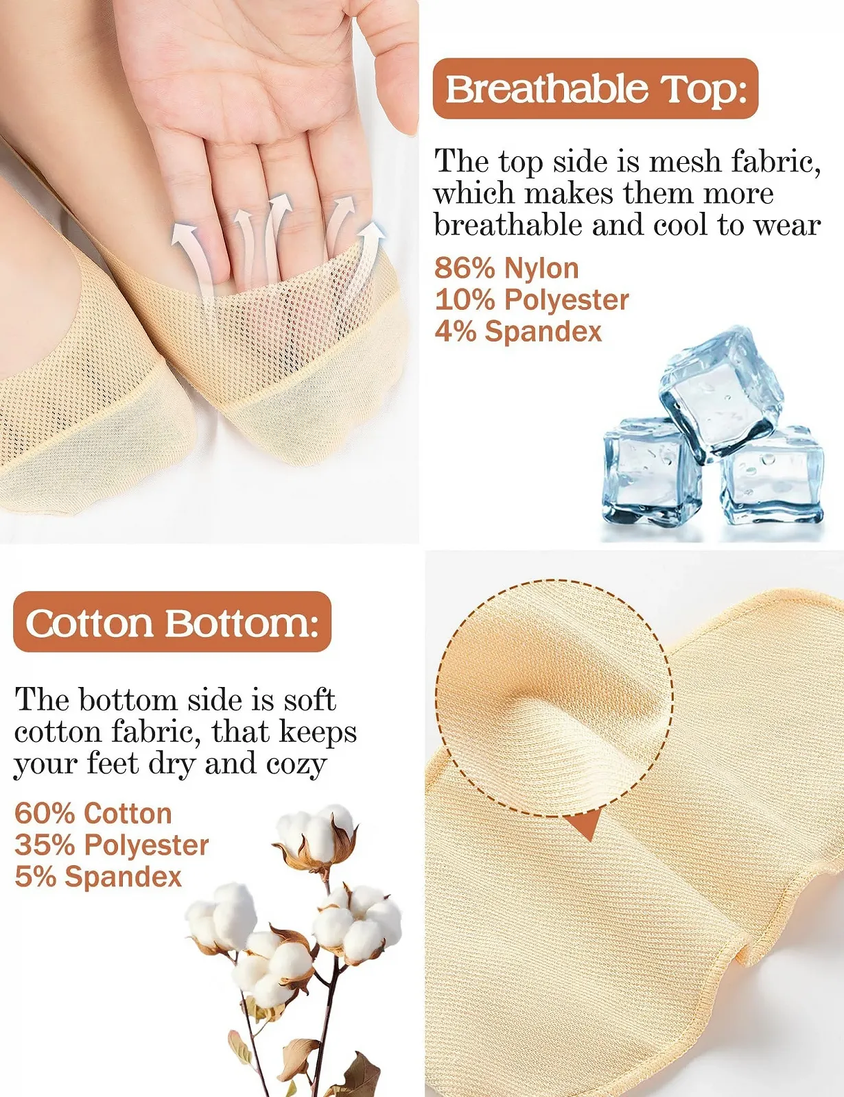 Шкарпетки Becellen, 6 пар, бавовняні, розмір 34-38, фото №3 Шкарпетки Becellen, 6 пар, бавовняні, розмір 34-38, фото №3