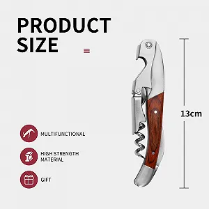 Штопор Професійний Відкривачка для винних пляшок synthetic.ua - Фото 1