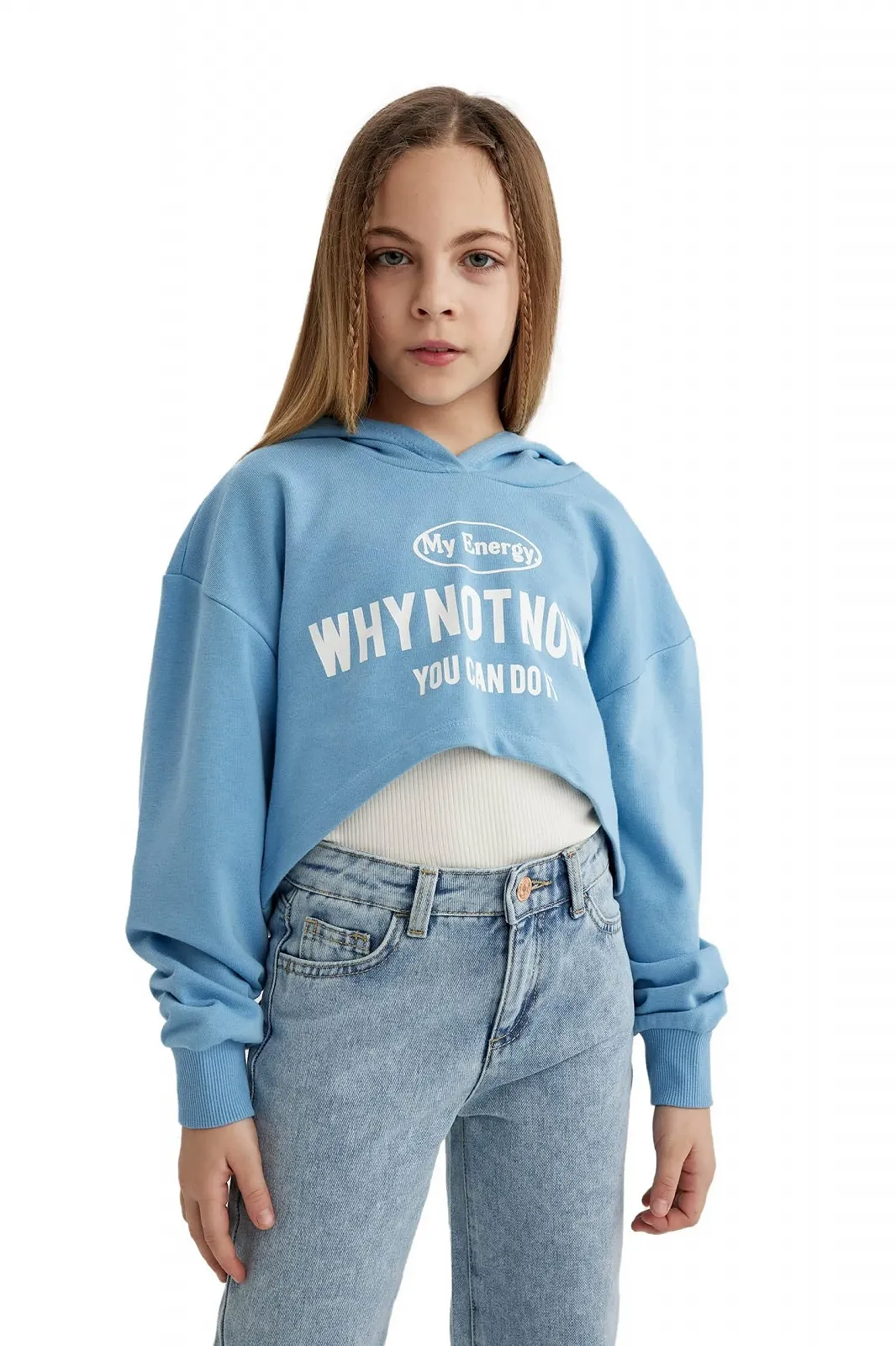 Толстовка с капюшоном DeFacto для девочек, фото №1