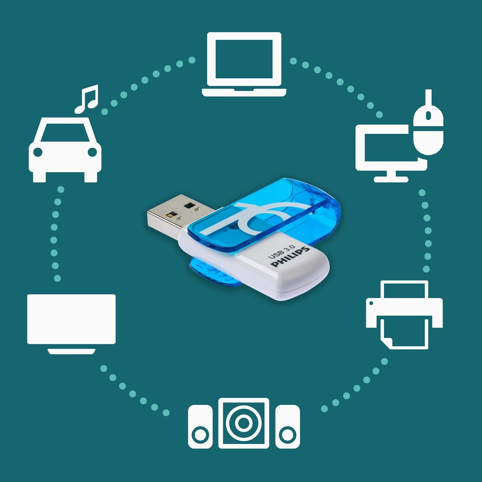 USB Flash Drive Philips Vivid fm16fd00b/00 16 GB USB 2.0 16 MB/s Black Silver, фото №4 USB Flash Drive Philips Vivid fm16fd00b/00 16 GB USB 2.0 16 MB/s Black Silver, фото №4