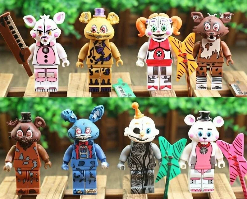 Фигурки Пять ночей в Фредди ФНАФ Five Nights at Freddy's аниматроники набор игрушек 8 шт 10см, фото №1