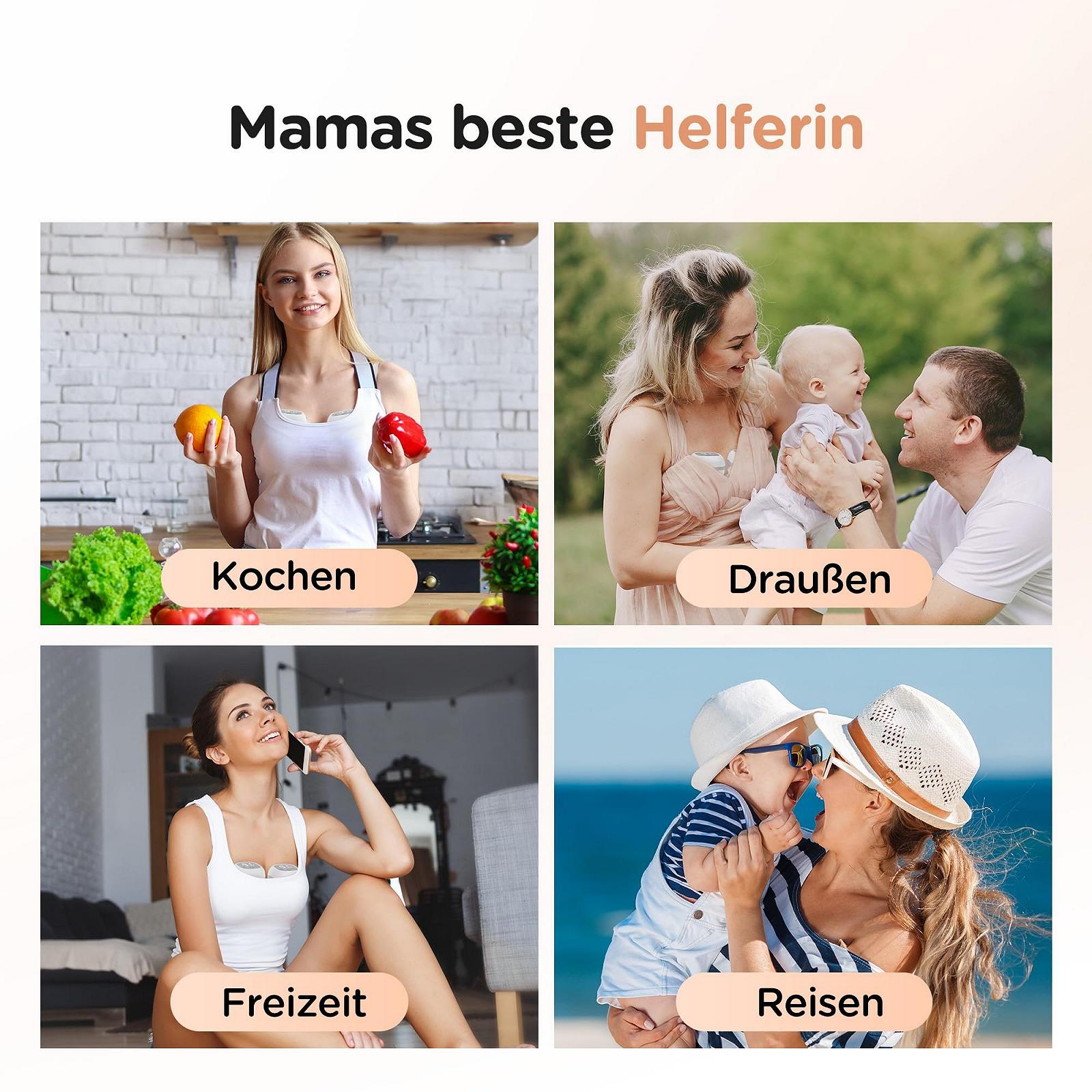 Молокоотсос электрический Jheppbay портативный, hands-free, 3 режима, 12 уровней, тихий (1 шт. в упаковке), фото №9 Молокоотсос электрический Jheppbay портативный, hands-free, 3 режима, 12 уровней, тихий (1 шт. в упаковке), фото №9