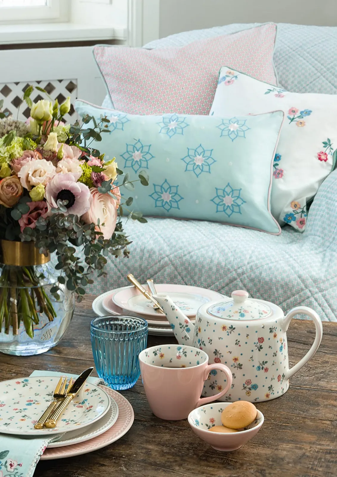 Миска для хлопьев GreenGate Adelena White 13.5 см, фото №2