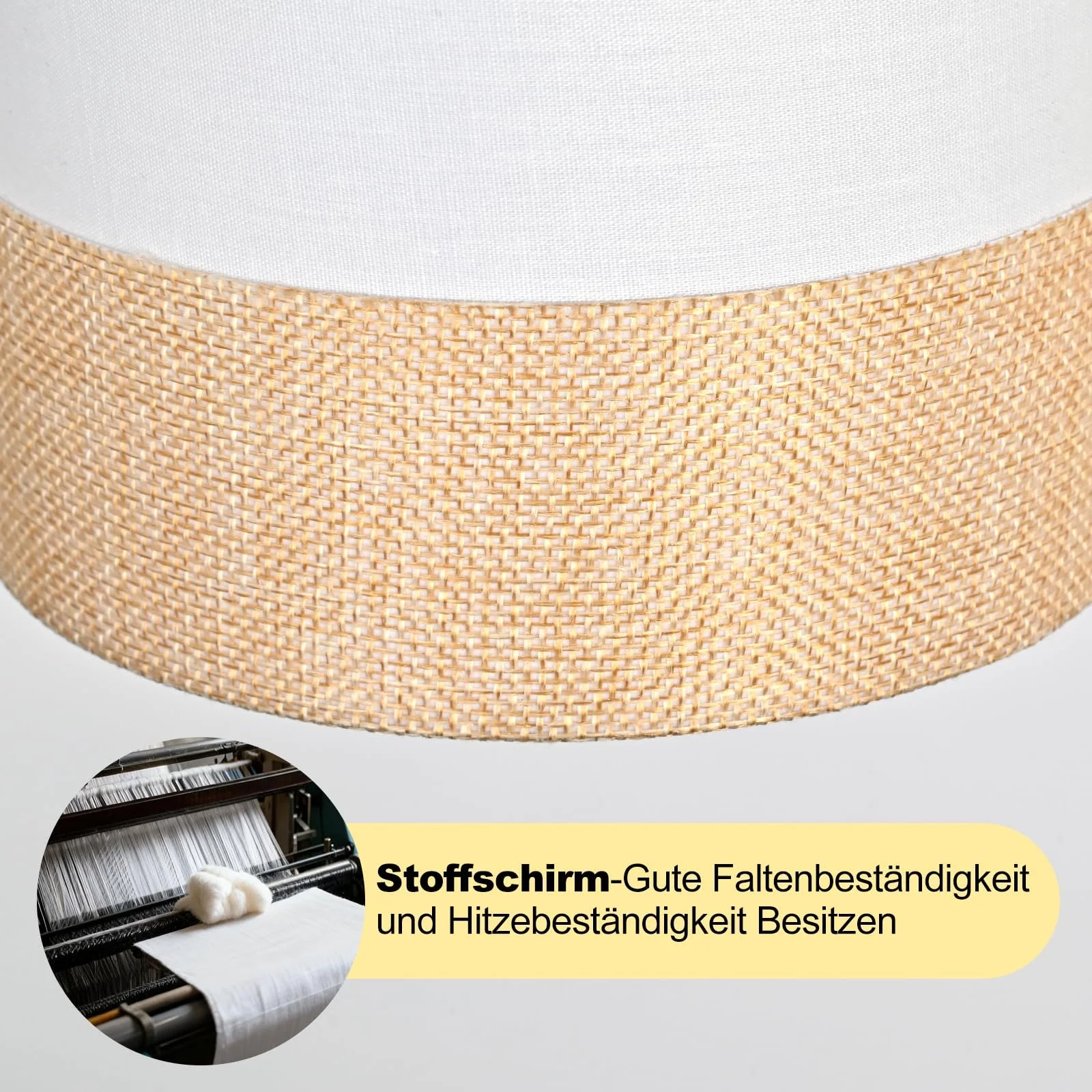 Настільна лампа CBJKTX E14 ретро дерево текстиль (без лампочки), фото №9