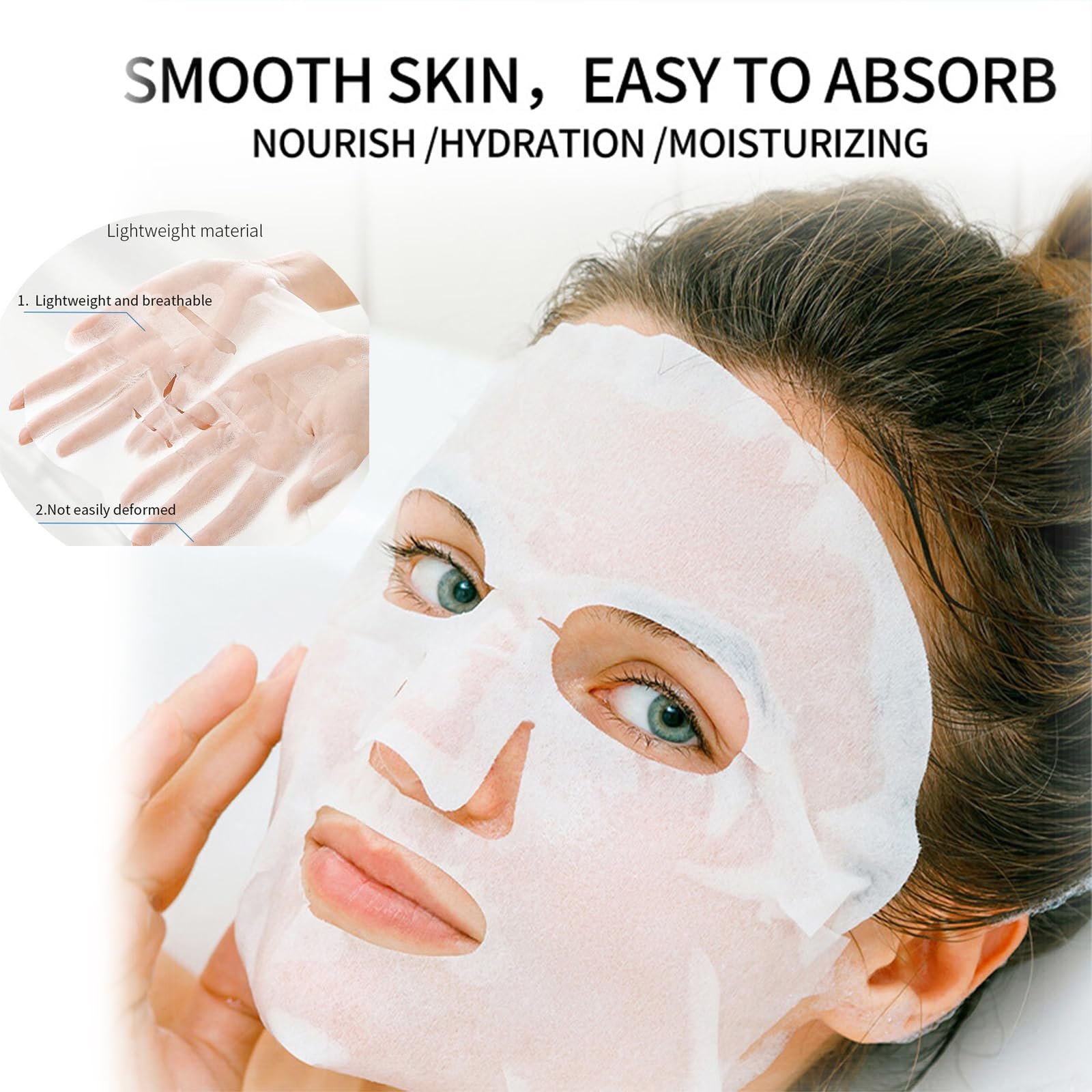 Тканевая маска для лица с фруктовыми и растительными экстрактами (10 шт. в упаковке), фото №6