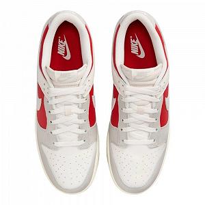 Кроссовки NIKE DUNK LOW RETRO Бежевый/Красный synthetic.ua - Фото 1