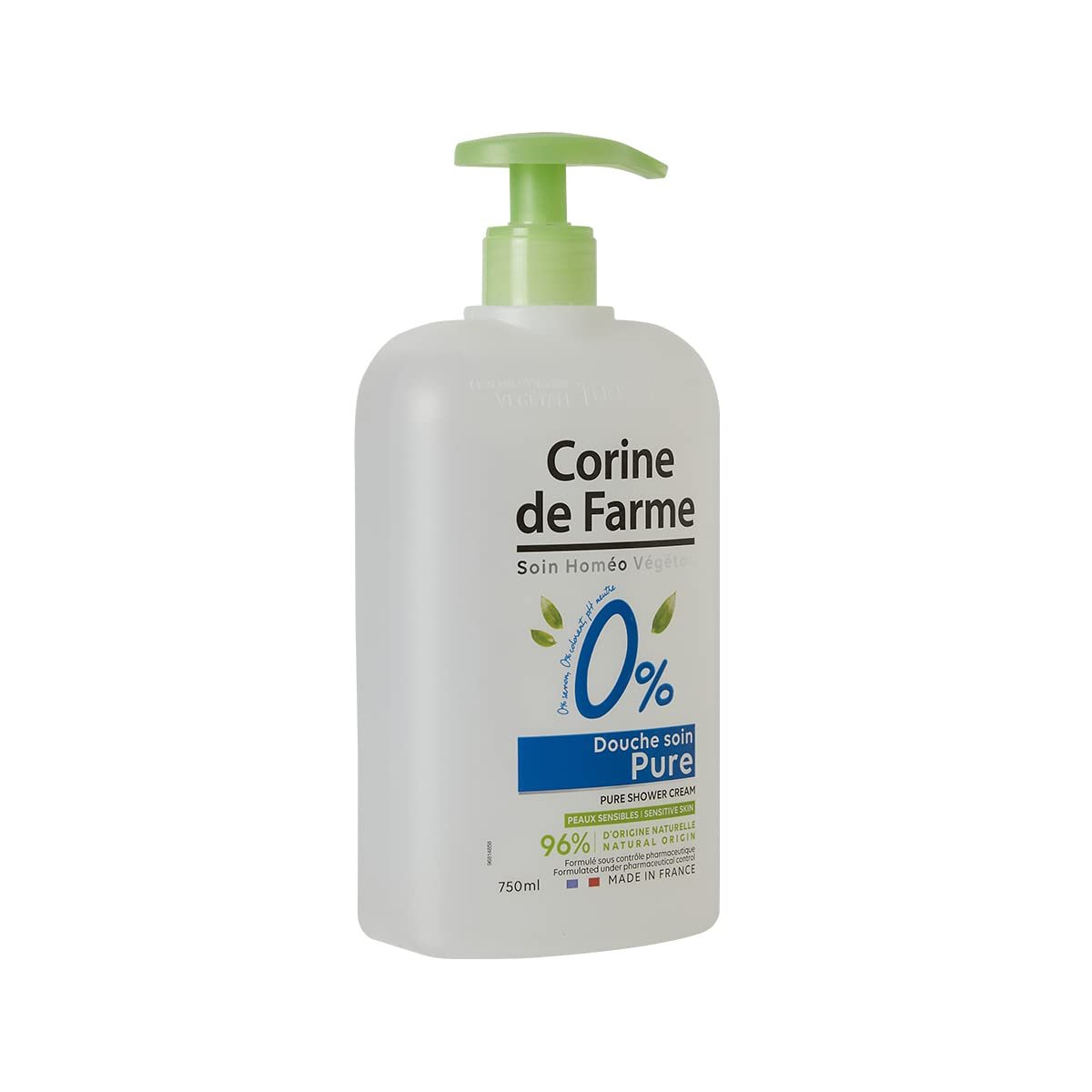 Гель для душу Corine de Farme Nourishing Shower 0% для чутливої шкіри, без мила та барвників, фото №2