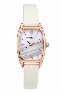 Жіночий Годинник JSDDE Різнокольорові Смужки на Циферблаті Шкіряний Ремінець Аналоговий Кварцовий Годинник - Фото 1