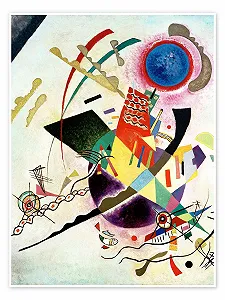 Постер Wassily Kandinsky Blue Circle 70 x 90 см Цветной - Фото 1