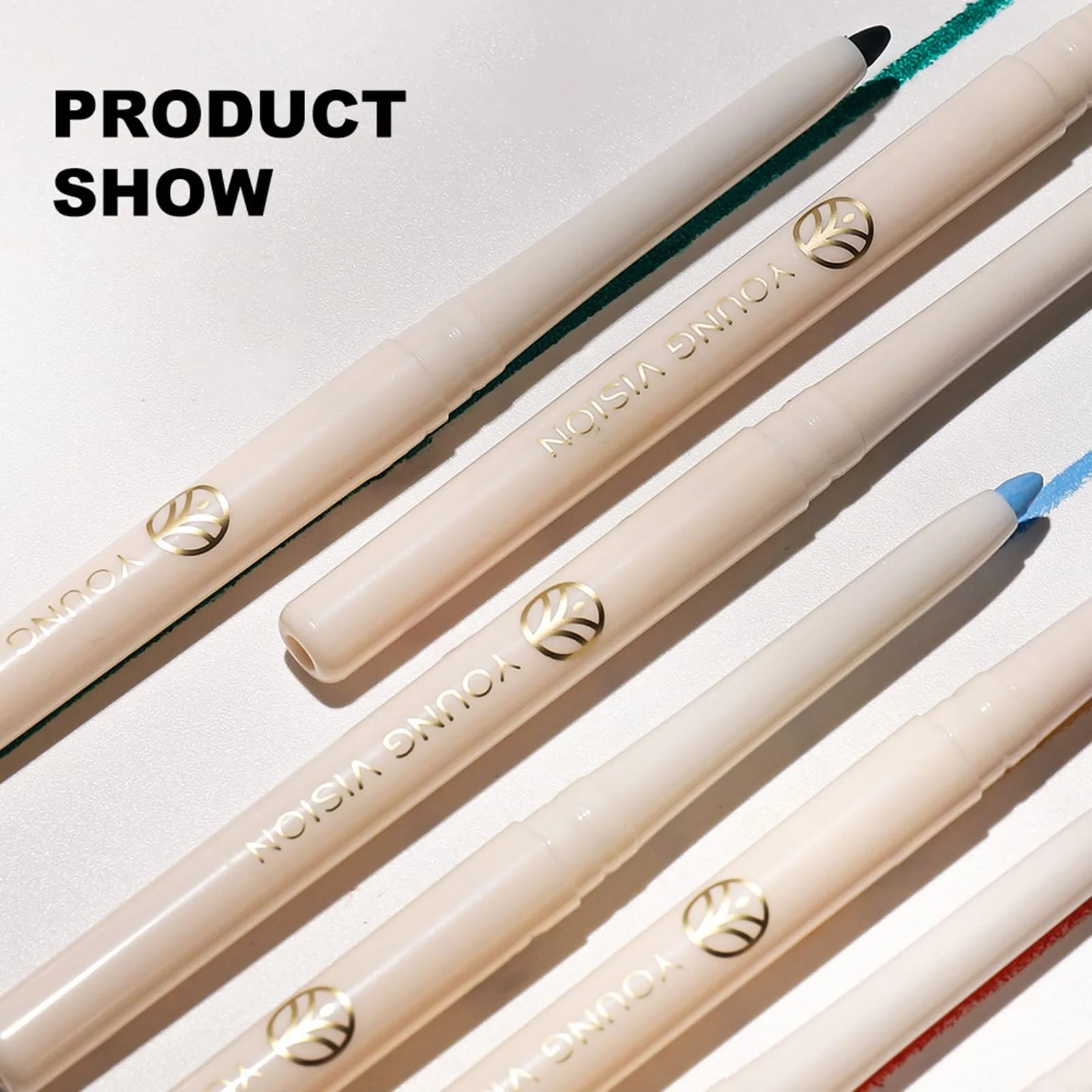 Набор карандашей для глаз Vision, 12 цветов, фото №7