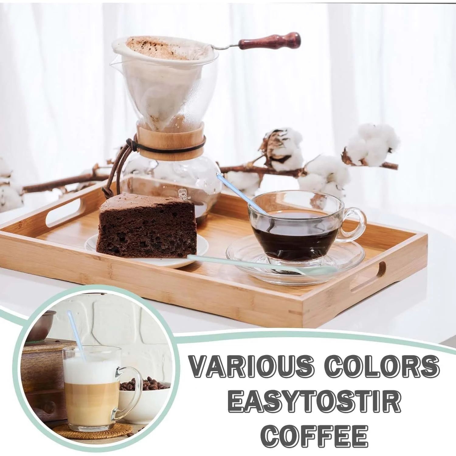 Ложки Пластикові Довгі Різнокольорові, Паковання 5 штук, фото №4