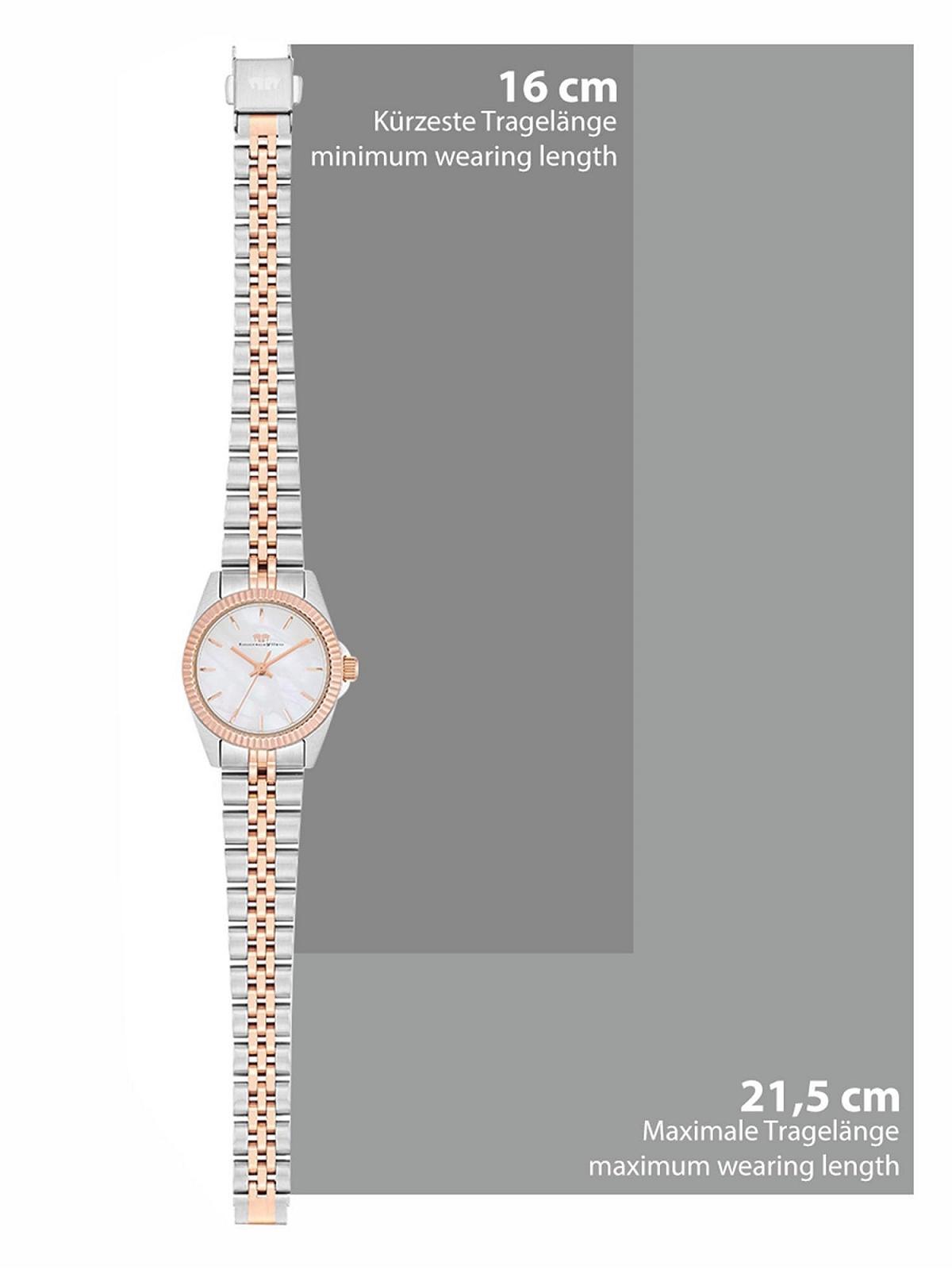 Женские часы Rhodenwald & Söhne 10010366 Кварцевый Аналоговый Японский Механизм Серебристо-Розовое Золото, фото №7 Женские часы Rhodenwald & Söhne 10010366 Кварцевый Аналоговый Японский Механизм Серебристо-Розовое Золото, фото №7