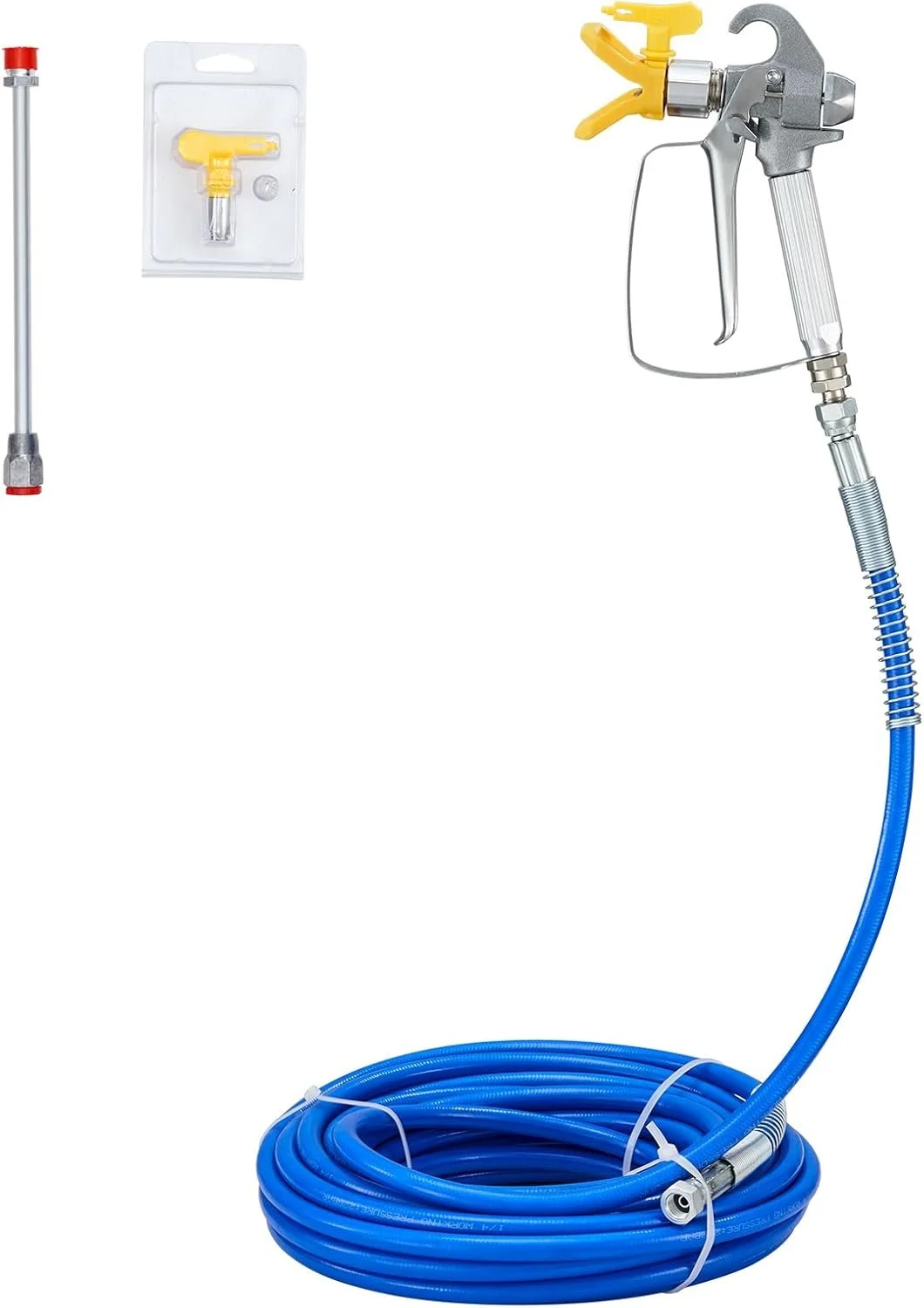 Комплект шланга для распыления краски VEVOR TAPJ818 / 15 м / Silver, фото №1 Комплект шланга для распыления краски VEVOR TAPJ818 / 15 м / Silver, фото №1