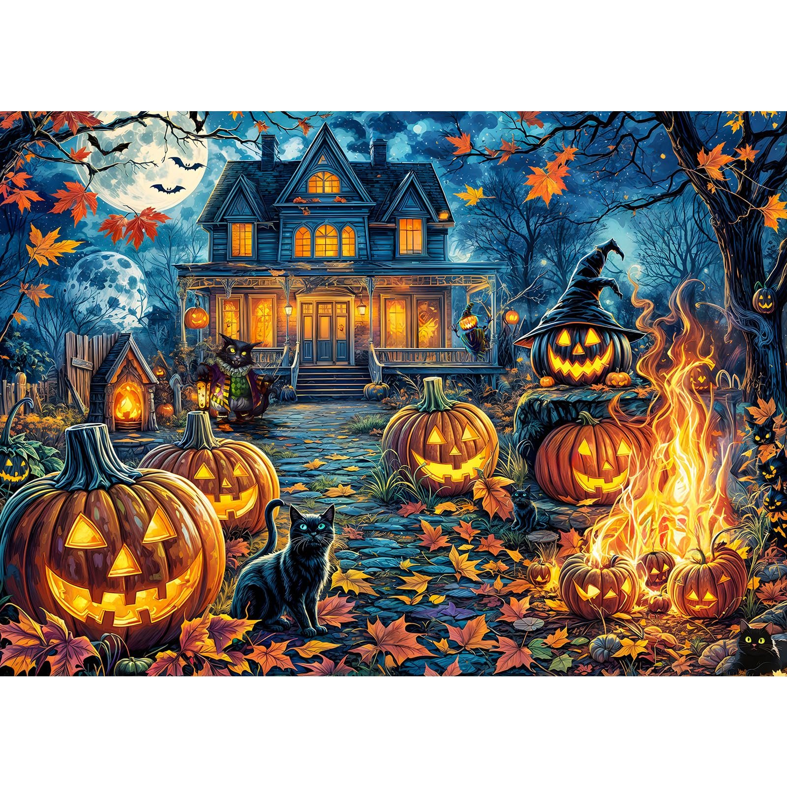 Пазл Halloween House 1000 деталей 70 x 50 см, фото №1