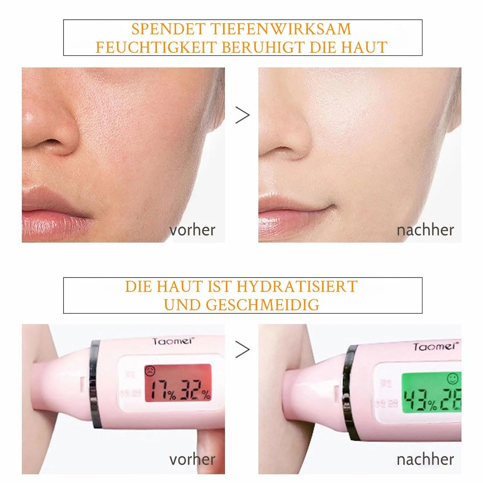 Тканевая маска для лица Altherona Korean с экстрактом апельсина, маска для лица с витамином C, увлажняющая маска для лица, для женщин, набор питательных масок для лица, тканевые маски улучшают тусклость, антиоксидант, 7 штук, фото №4