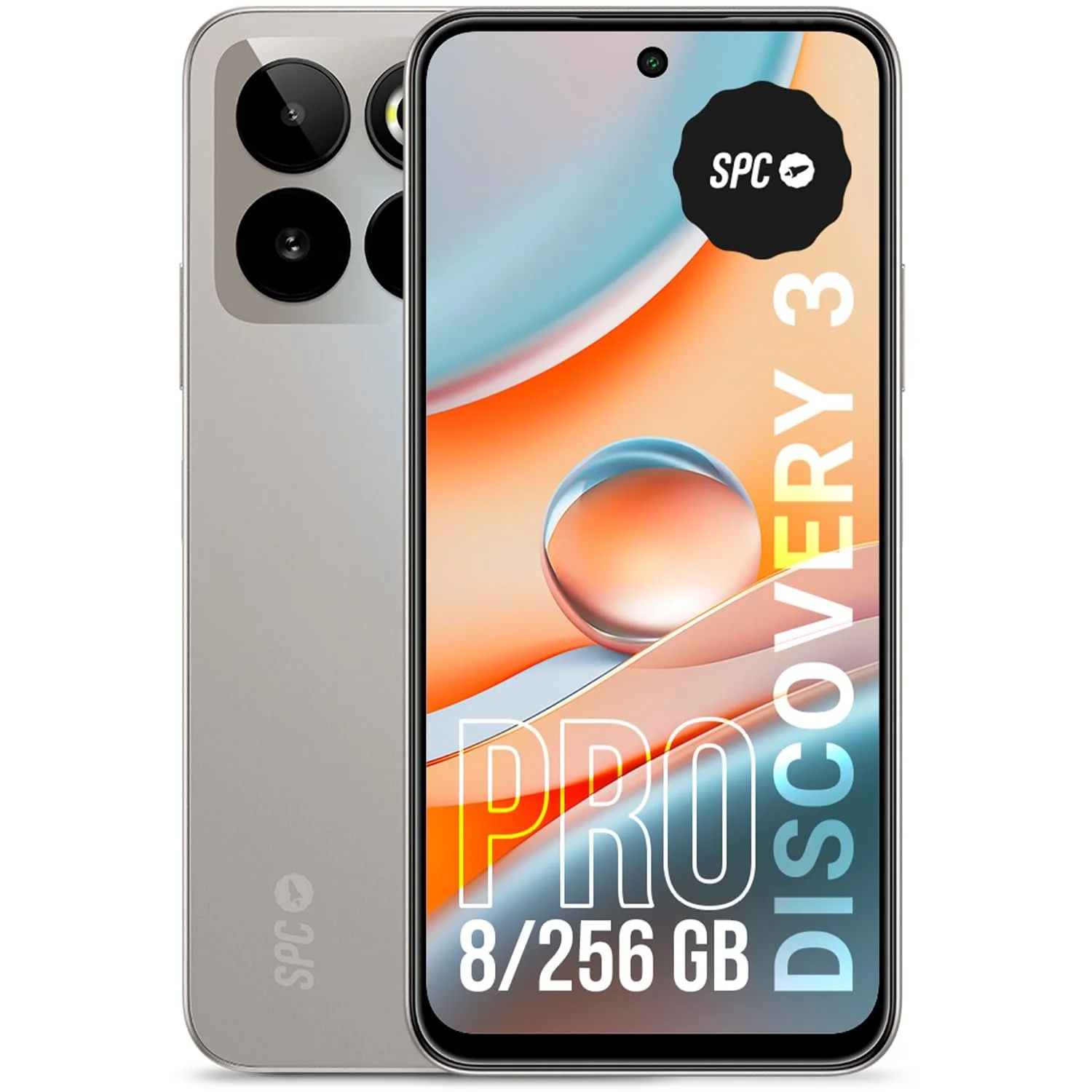 Смартфон SPC Discovery 3 Pro 6.7" IPS 120Hz 8/256GB 50MP 5000mAh Lunar Mist, фото №1 Смартфон SPC Discovery 3 Pro 6.7" IPS 120Hz 8/256GB 50MP 5000mAh Lunar Mist, фото №1