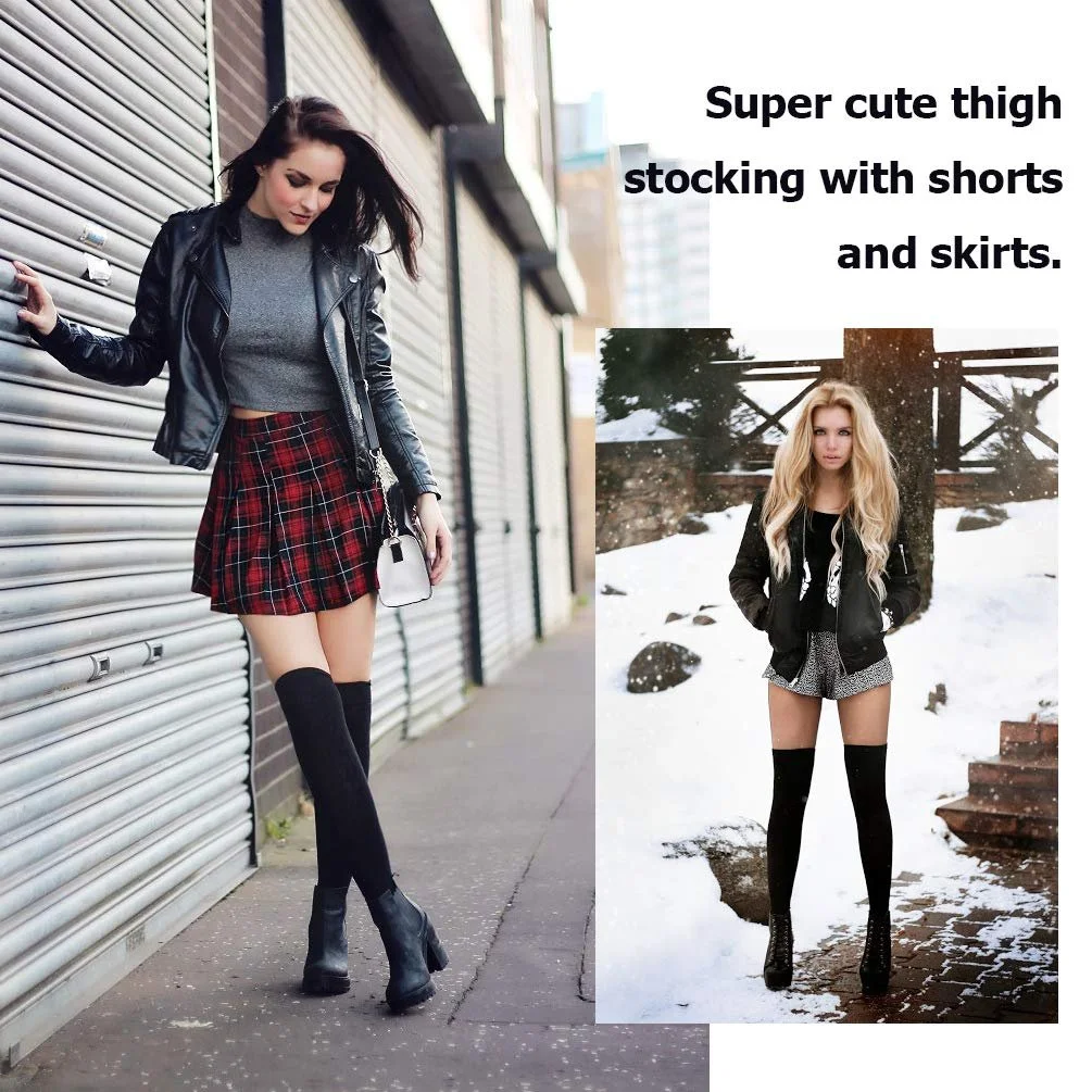 Гольфы DRESHOW 3 пары Женские Гольфы выше колена Гетры в полоску Носки для школьников Вязаные Спортивные носки, фото №5 Гольфы DRESHOW 3 пары Женские Гольфы выше колена Гетры в полоску Носки для школьников Вязаные Спортивные носки, фото №5