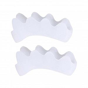 Роздільники для пальців ніг 7.3 x 2.5 x 1.4 см, дихаючий ортопедичний рукав, захист вирівнювання стопи, правий рукав, відновлення пальців ніг для комфортної ходьби, тренувань, для жінок - Фото 1