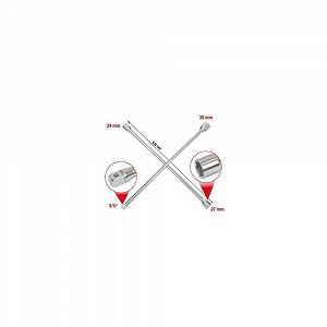 Ключ баллонный крестовой KS TOOLS 518.1155 17x19x22 мм 1/2" - Фото 1