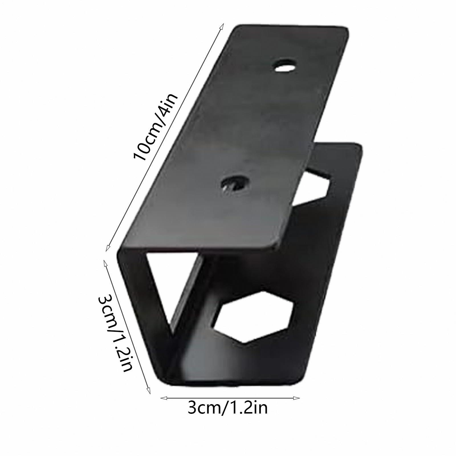 Держатель для ноутбука - Металлический кронштейн под стол для тонкого ноутбука, компактная подставка для ноутбука для игровой консоли, модемной клавиатуры, Smart TV Box, прочный, фото №5