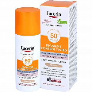 Сонцезахисний флюїд для обличчя Eucerin Pigment Control Tinted SPF 50+ тонуючий 50 мл synthetic.ua - Фото 1