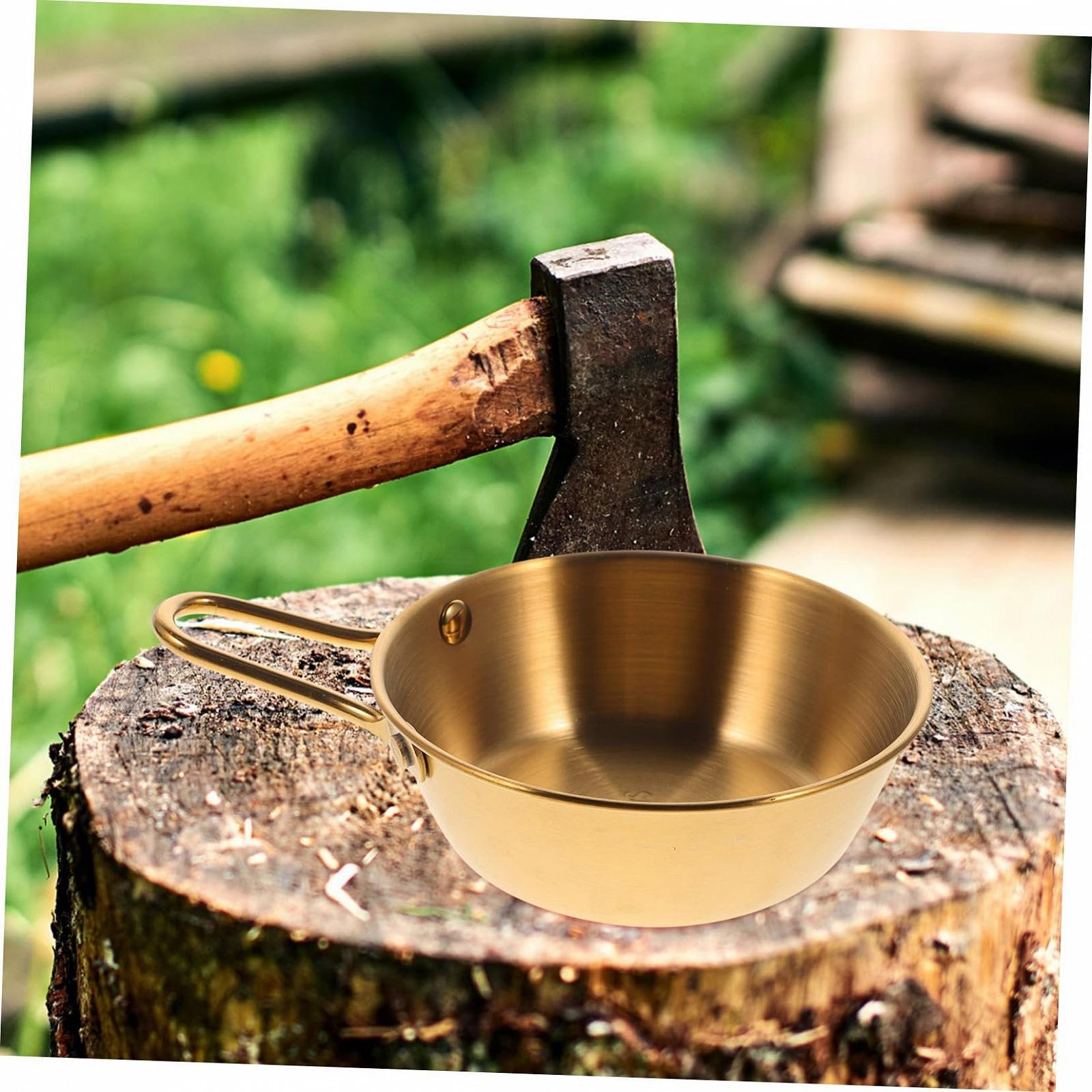 Миска походная YARNOW 8 шт Makgeolli, корейская с ручками из нержавеющей стали 304, фото №3