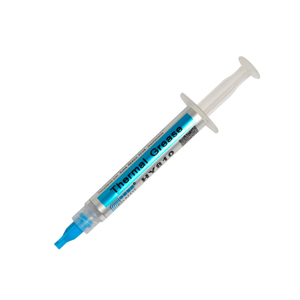 Паста термопровідна HY-810 3g шприц Grey 4,63W / m-K 0.0087  C-in² W 30 280 OEM Q20, фото №1