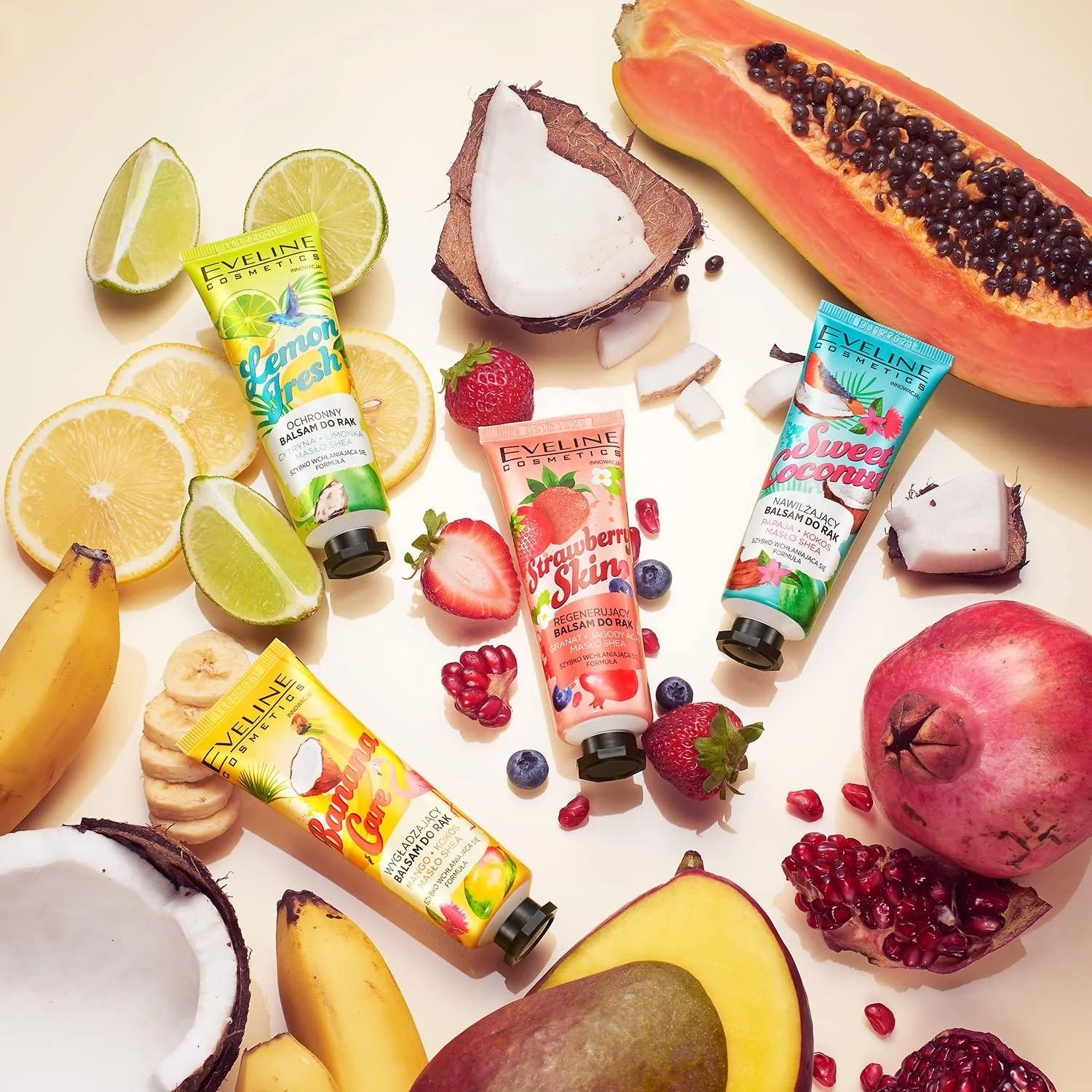 Бальзам для рук Eveline Cosmetics Sweet Coconut Зволожуючий, 50 мл, фото №3 Бальзам для рук Eveline Cosmetics Sweet Coconut Зволожуючий, 50 мл, фото №3