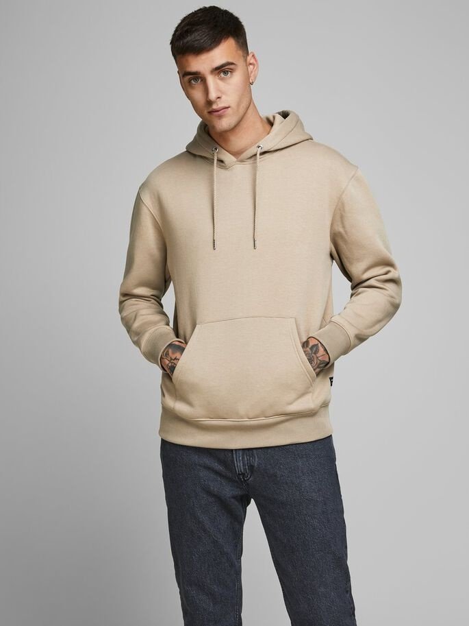Світшот Jack&Jones SWEAT HOOD NOOS 12161145 Crockery L, фото №1