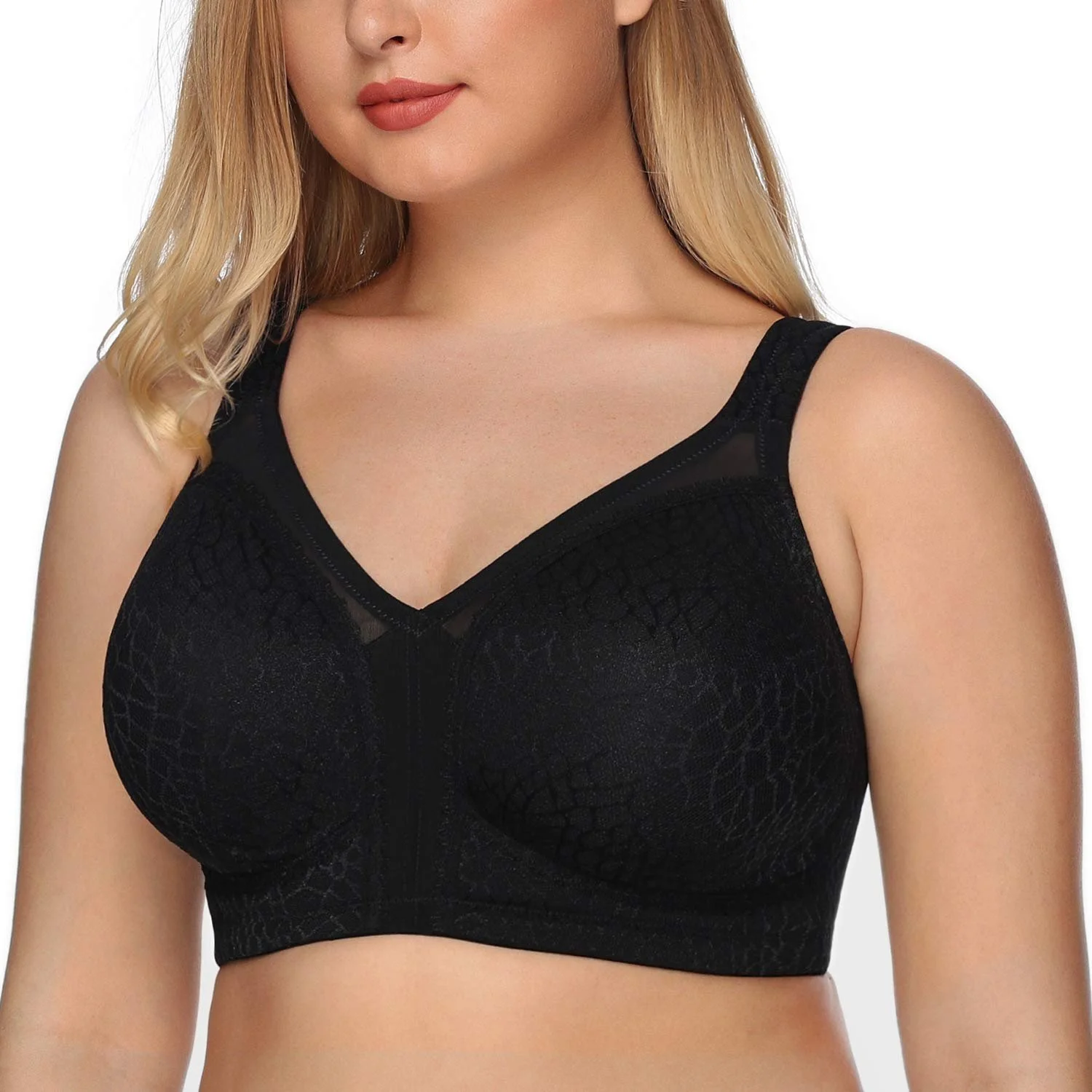 Бюстгальтер-минимайзер DotVol Comfort Full Cup без косточек больших размеров, фото №6 Бюстгальтер-минимайзер DotVol Comfort Full Cup без косточек больших размеров, фото №6