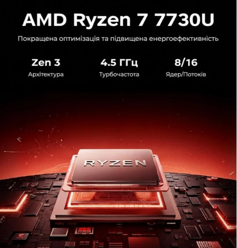 Ноутбук 15.6" Tivique LX15 PRO AMD Ryzen 7 7730U RAM 16GB SSD 512GB Windows 11 (UKR), фото №5