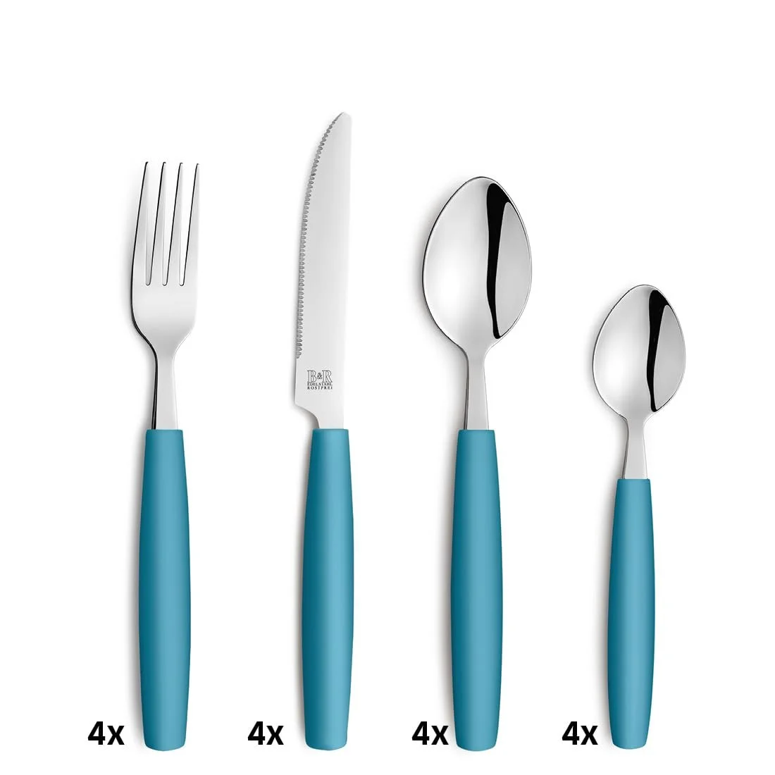 Набір столових приборів Beckmann & Rommerskirchen Valoa на 4 персони, 16 предметів, фото №2 Набір столових приборів Beckmann & Rommerskirchen Valoa на 4 персони, 16 предметів, фото №2