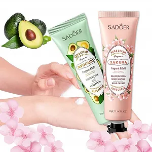 Крем для рук Avocado and Cherry Blossom Авокадо та Черешневий Цвіт 30 г, 2 шт - Фото 1