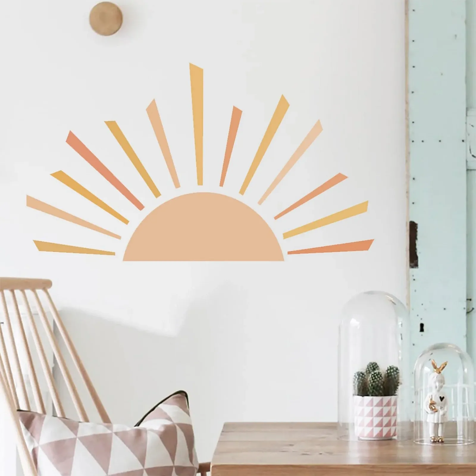 Наклейка на стіну hanlongyu Сонце Boho Декоративна Самоклейна, фото №2 Наклейка на стіну hanlongyu Сонце Boho Декоративна Самоклейна, фото №2