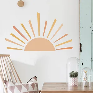 Наклейка на стіну hanlongyu Сонце Boho Декоративна Самоклейна synthetic.ua - Фото 1