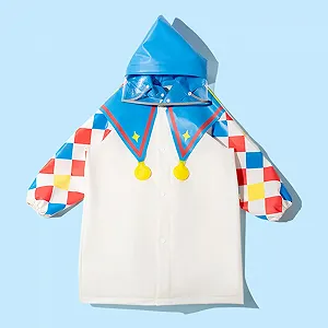 Детская дождевая куртка сверхлегкая прочная переходная куртка больших размеров дышащий дождевик пакуемый туристический дождевик пакуемая дождевая куртка для девочек и мальчиков synthetic.ua - Фото 1