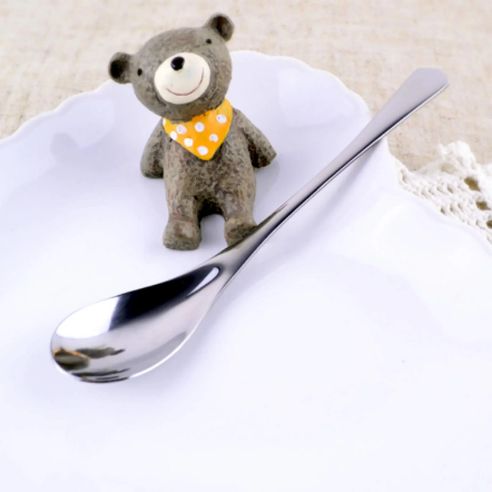 Набір столових приборів VANRA, 4 предмети, сріблястий, нержавіюча сталь 18/10, фото №6