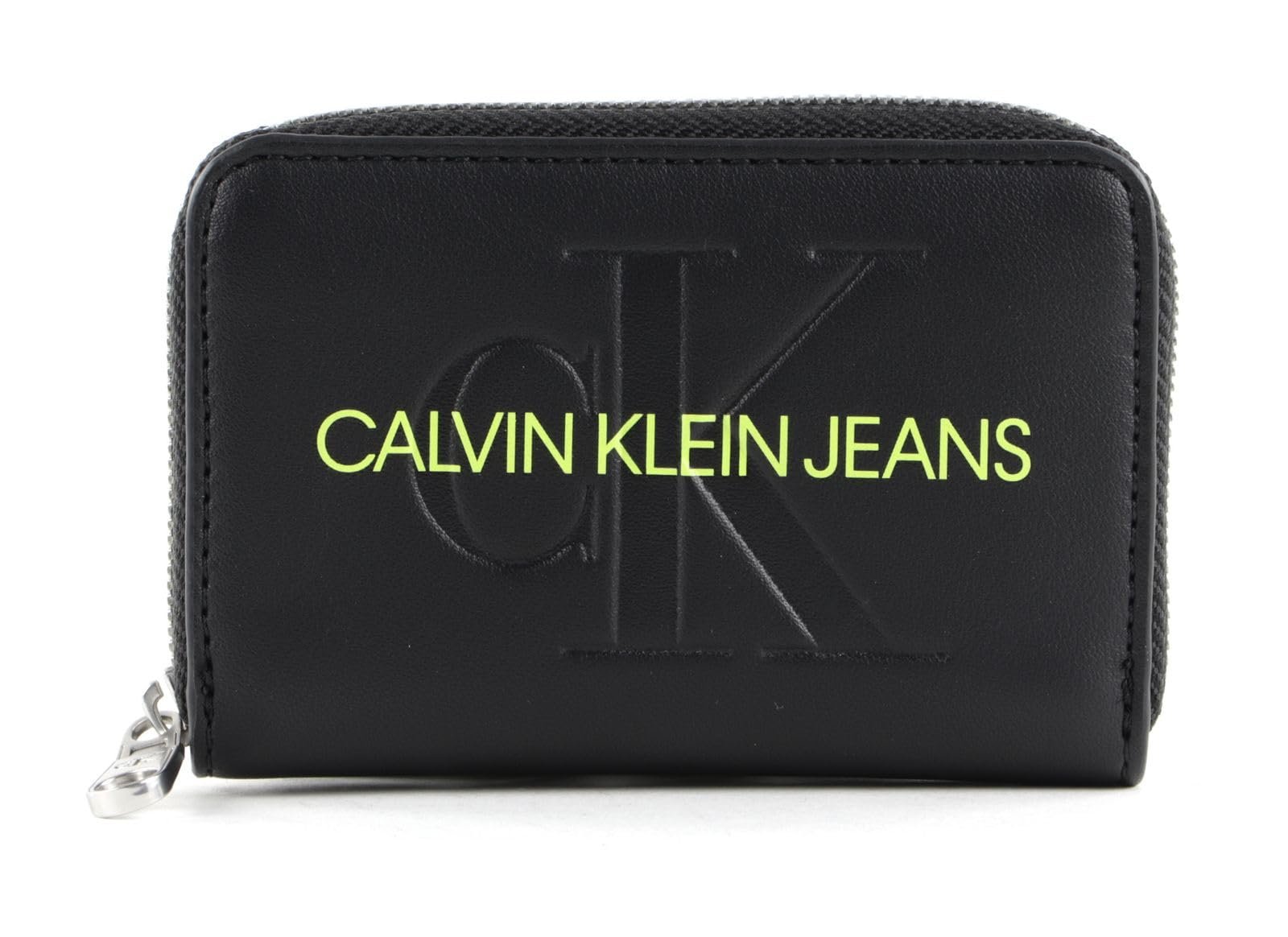 Гаманець Calvin Klein Jeans Sculpted Mono Zip-Around Neon Logo Чорний, фото №3