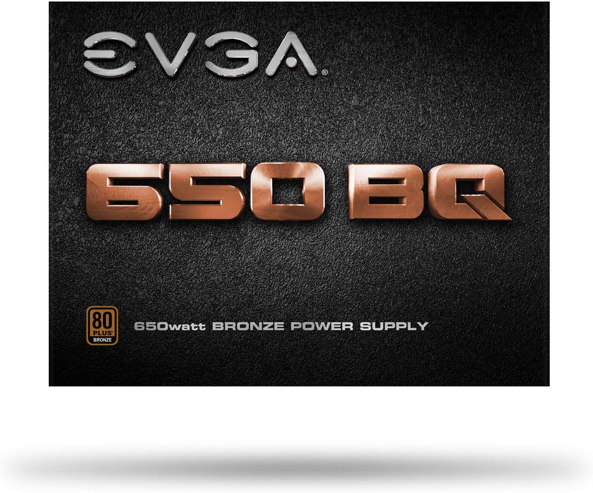 Блок живлення для ПК EVGA 650 BQ 80 PLUS BRONZE Black , фото №4